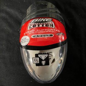 Bike Cotton Supporter W/Cup Adult XXL Waist Size 44" - 46"